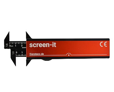 screen it - Ratiocheck der magische Messschieber bewegt sich im Verhälnis des goldenen Schnitts